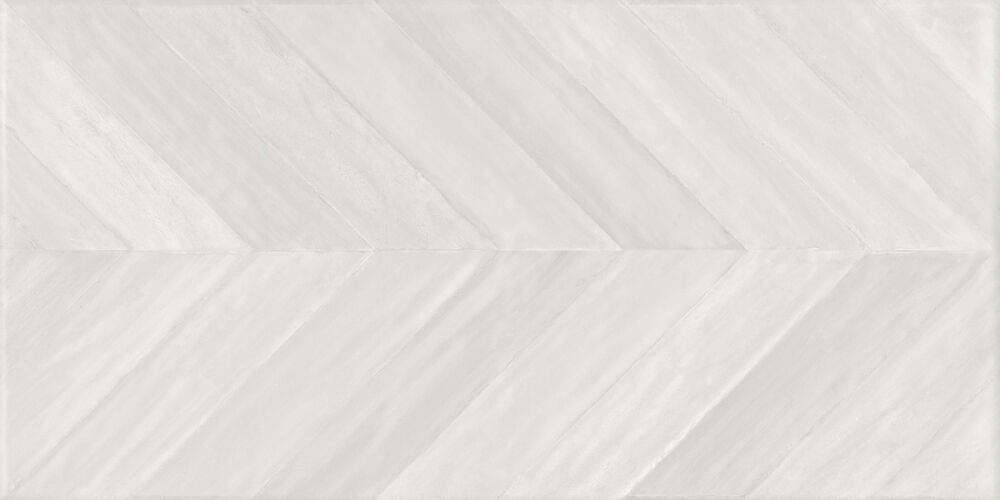 Whole Chevron Maiolica White Naturale Sq. 120X60 Naturale