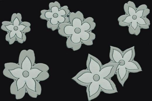 Ceramiche Grazia Ramblas Nero dekor 20×30 cm