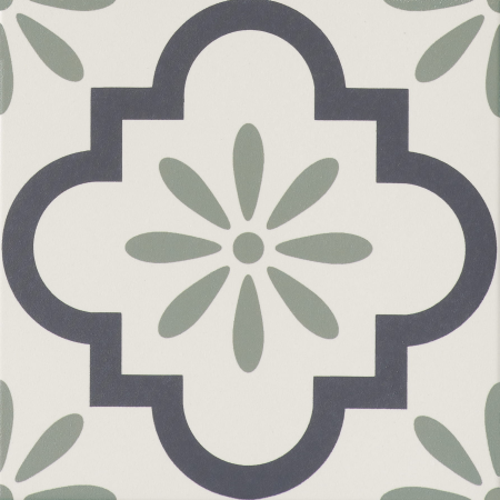 Ceramiche Grazia Shades of Art Giralda Charcoal/Jade 20×20 cm
