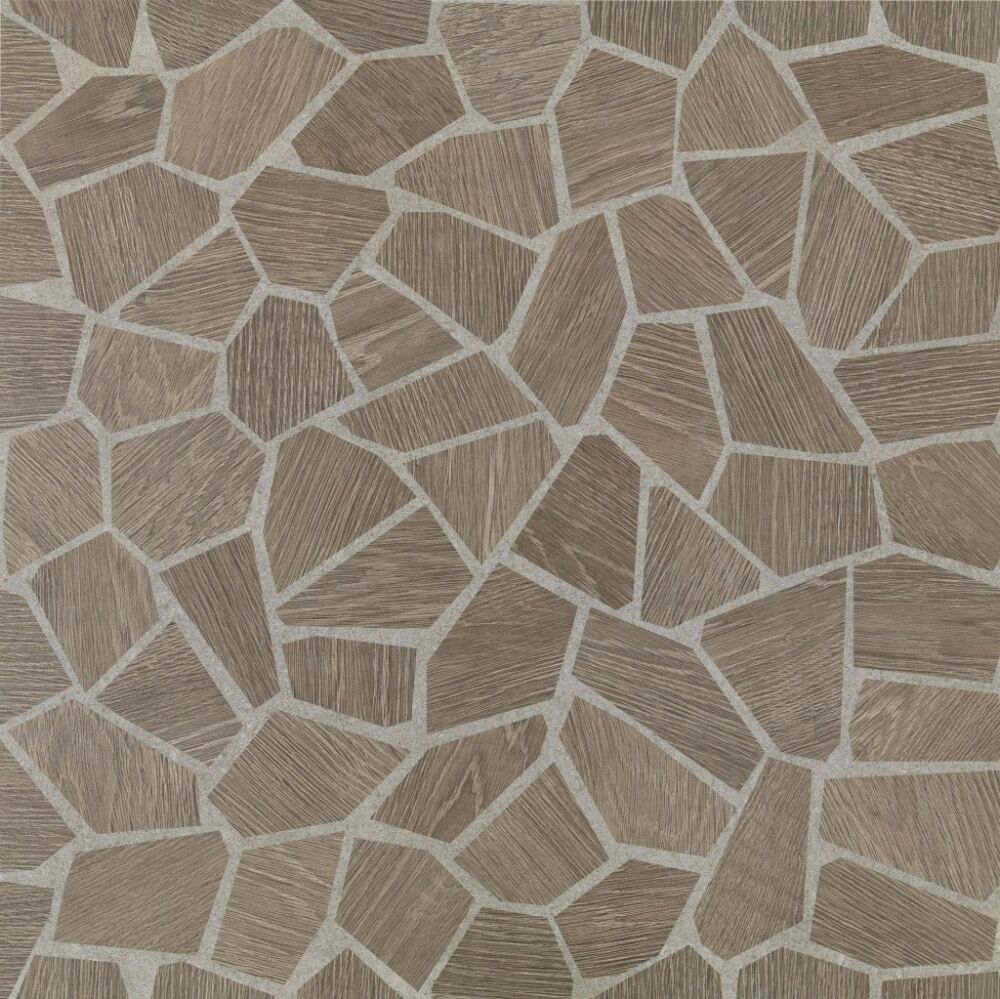 Ceramiche Piemme Bits&Pieces Pewter Smoke Facet Natural/Ret 60×60 cm