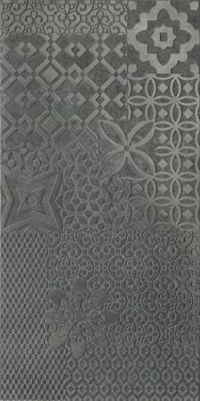 Ceramiche Piemme Castlestone Inciso Black Lap/Ret 30×60 cm