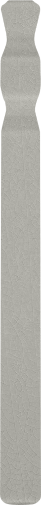 Ceramiche Grazia Boiserie narożnik zewnętrzny cokołu Bianco Craquelé 2×20 cm