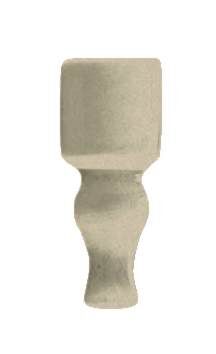 Ceramiche Grazia Epoque Angolo Finale Ivory Craquelé 6,5×2 cm