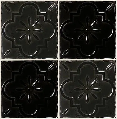 Ceramiche Grazia Shades Of Art 13X13 Giralda Charcoal GIRA5