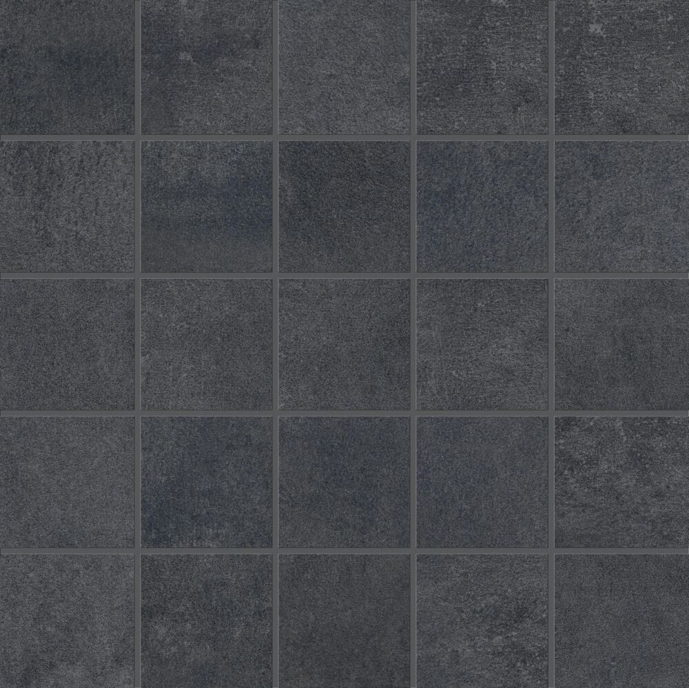 PIEMME CONCRETE MOSAICO BLACK NAT/RET 30X30CM