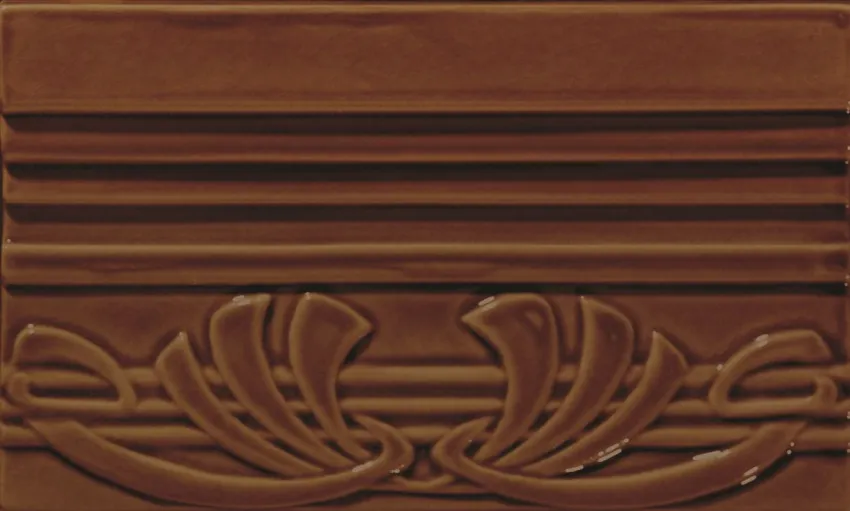 Ceramiche Grazia Epoque Terminale Deco 12X20 Caramel C