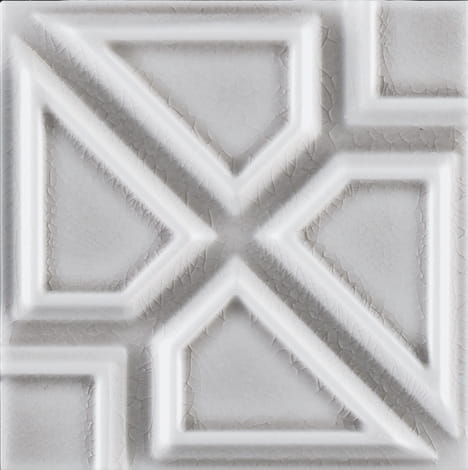 Ceramiche Grazia Formelle Milano Argento Craquelé 13×13 cm