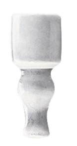 Ceramiche Grazia Formae narożnik cokołu Cotton 6,5×2 cm
