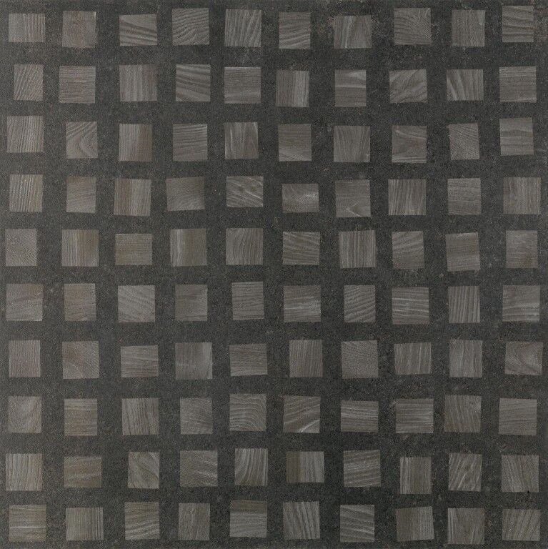 Ceramiche Piemme Bits&Pieces Pitch Black Quad Natural/Ret 60×60 cm