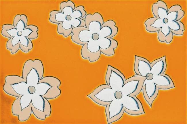 Ceramiche Grazia Ramblas Arancio dekor 20×30 cm
