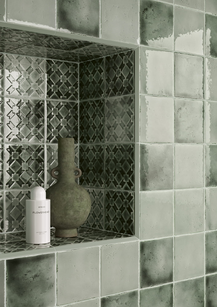 Ceramiche Grazia Shades of Art Alcazar Jade 13×13 cm