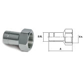 Łącznik mosiężny GW 22x3/4