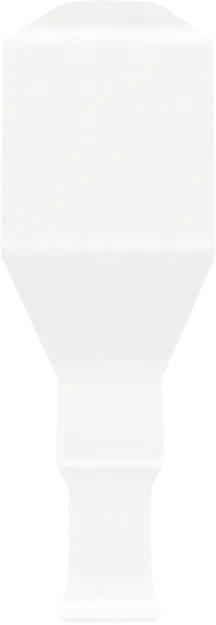 Ceramiche Grazia Elegance Elg 2.2X8.5 Ang Fin Snow Matt FIAELM01