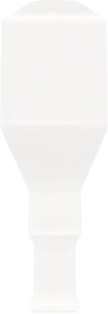Ceramiche Grazia Elegance Elg 2.2X8.5 Ang Fin Snow Matt FIAELM01