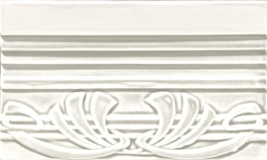 Ceramiche Grazia Epoque Terminale Deco 12X20 Bianco M.