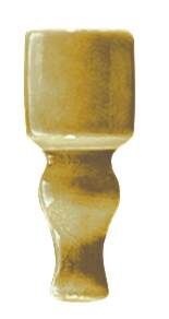 Ceramiche Grazia Epoque Angolo Finale Mustard Craquelé 6,5×2 cm
