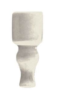 Ceramiche Grazia Epoque Angolo Finale Bianco Craquelé 6,5×2 cm