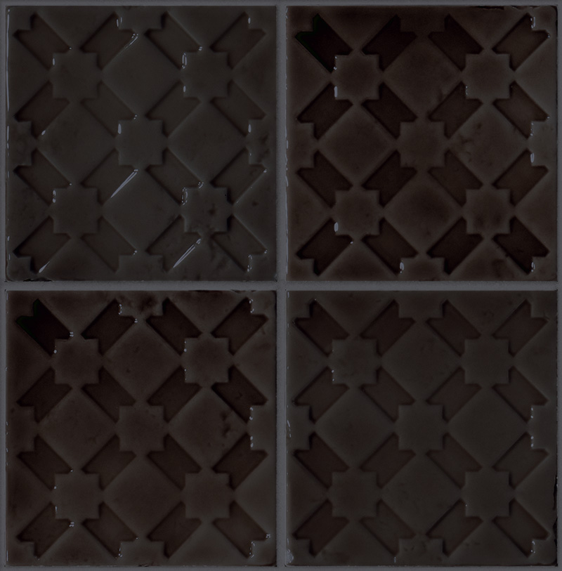 Ceramiche Grazia Shades of Art Alcazar Charcoal 13×13 cm