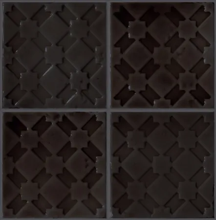 Ceramiche Grazia Shades Of Art 13X13 Alcazar Charcoal ALCA5