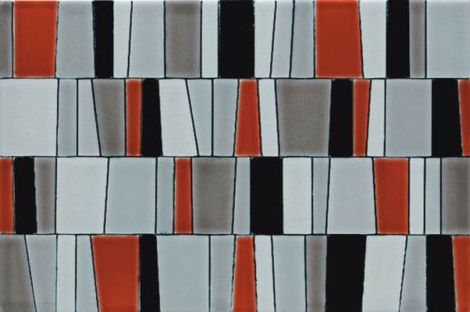 Ceramiche Grazia Chelsea Rosso dekor 20×30 cm