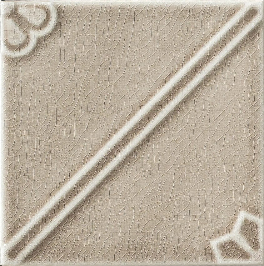 Ceramiche Grazia Formelle Anversa Greige Craquelé 13×13 cm
