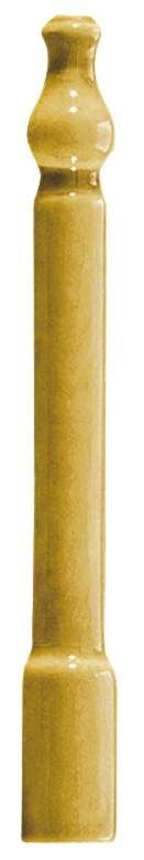 Ceramiche Grazia Epoque Angolo Zoccolo Mustard Craquelé 20×2 cm