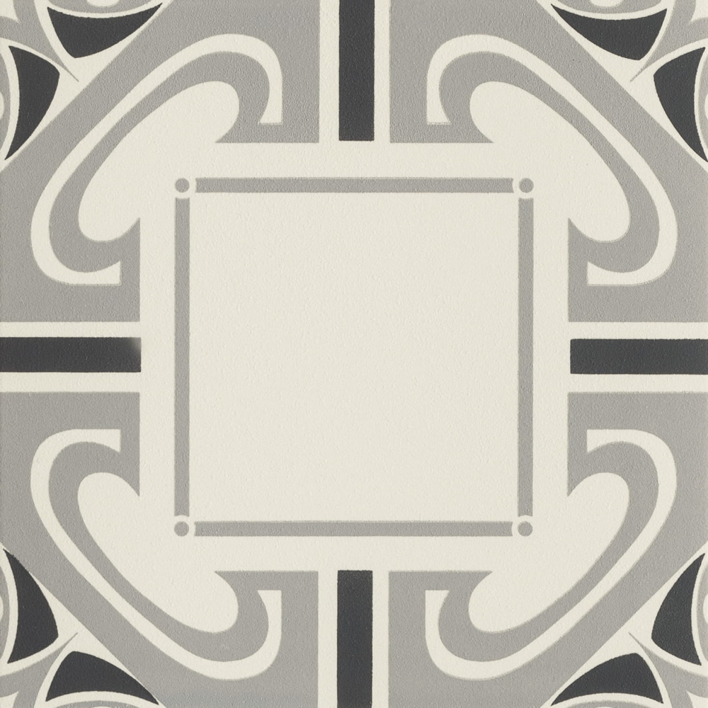 Ceramiche Grazia Althaus Dresda Grigio/Nero 20×20 cm