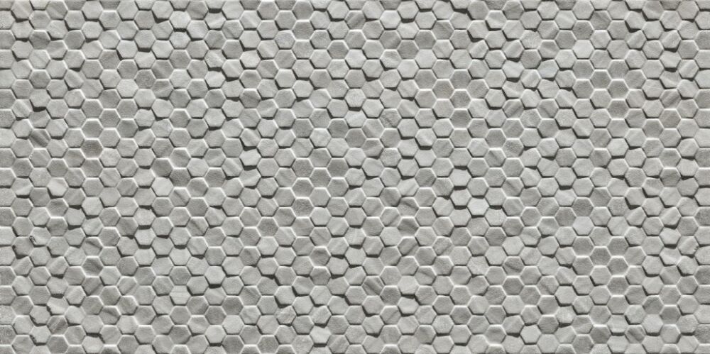 Ceramiche Piemme Geostone Esagonetta Grigio Natural/Ret 30×60 cm