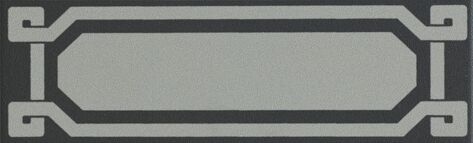 Ceramiche Grazia Old England Listello Black London 6×20 cm