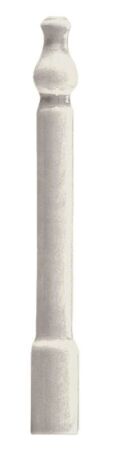 Ceramiche Grazia Epoque Angolo Zoccolo Bianco Craquelé 20×2 cm