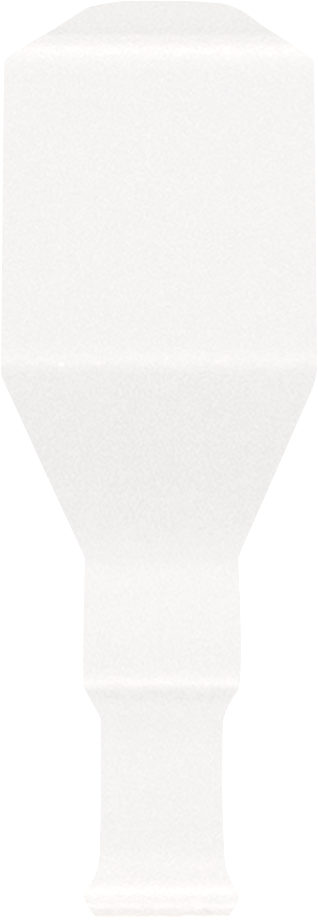 Ceramiche Grazia Elegance Elg 2.2X8.5 Ang Fin Snow Crq FIAELQ1