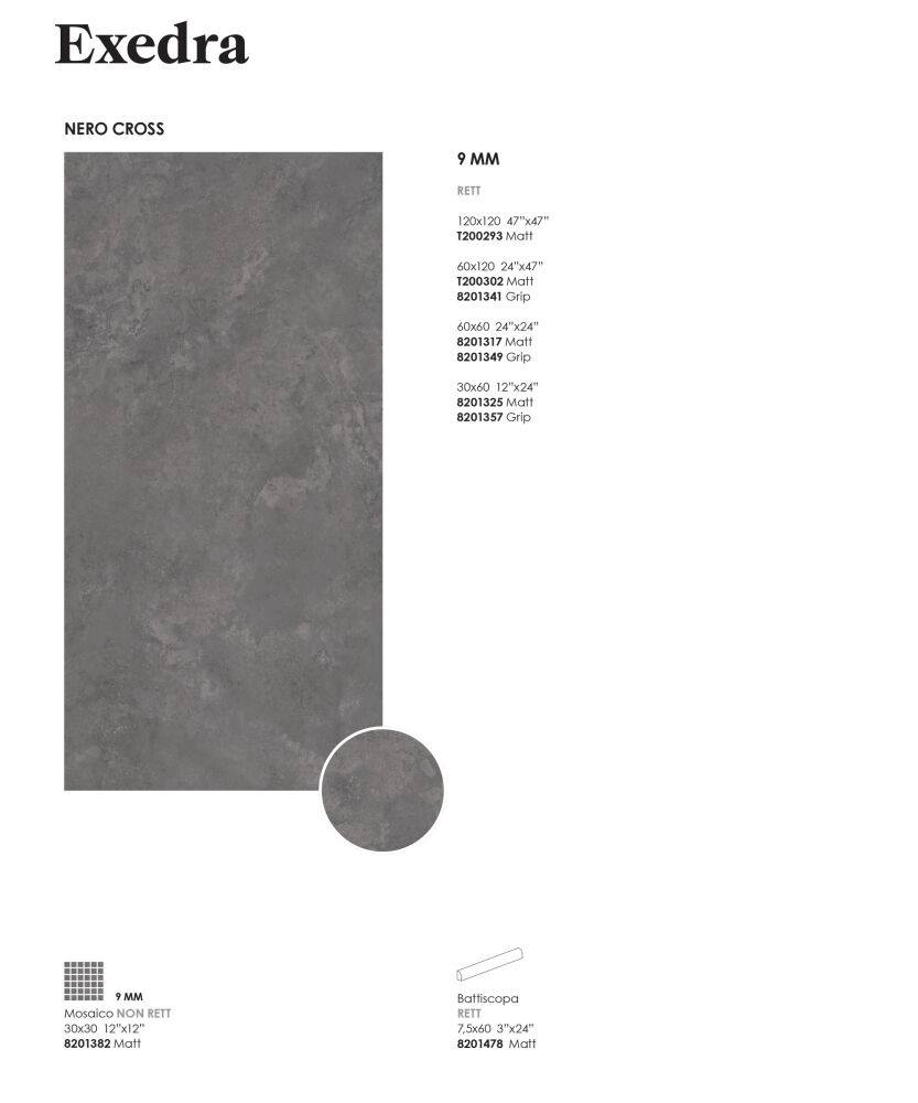 Alfalux Exedra CR.NE.GRIP RE 60×120 cm